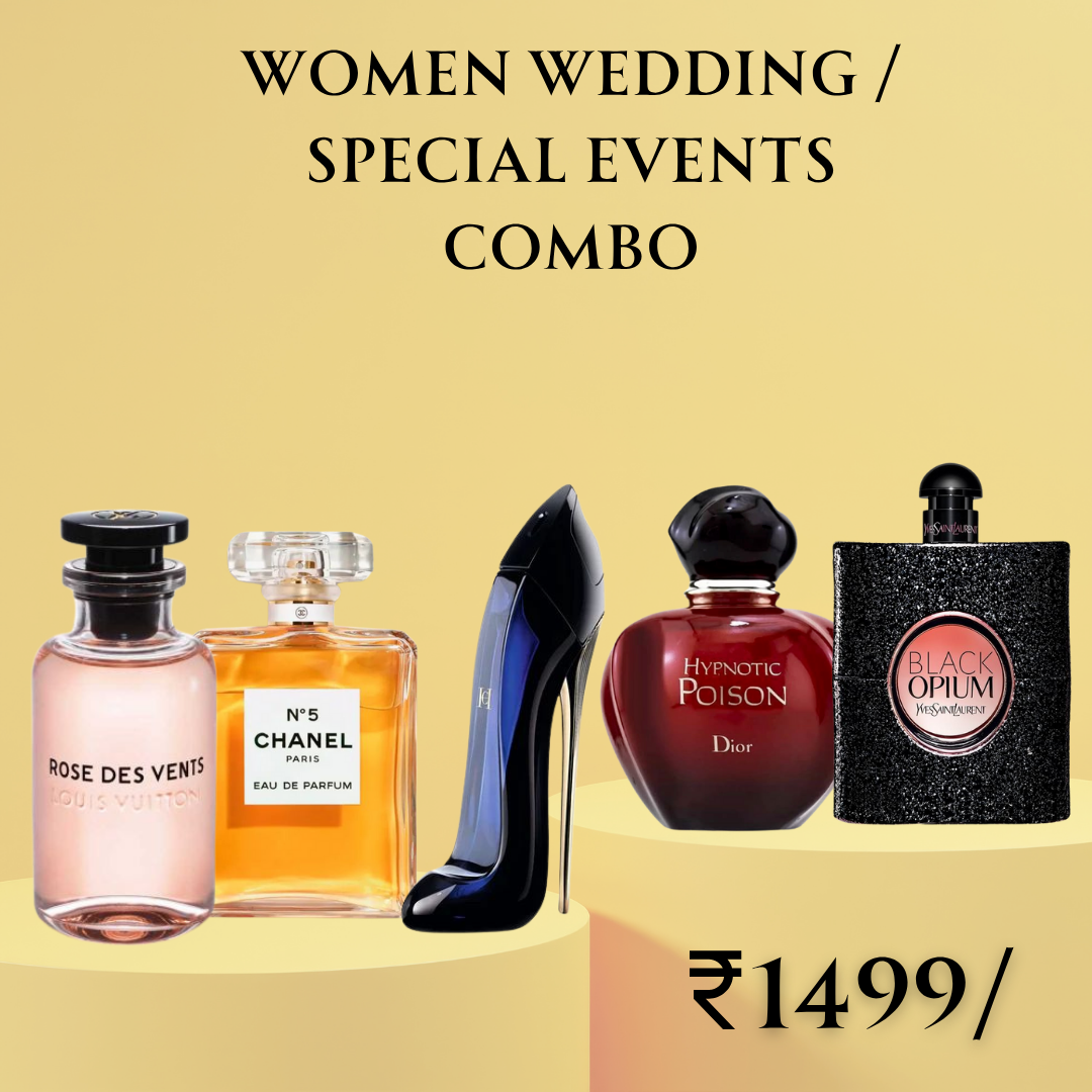 Women Wedding / Special Events Combo 25ml X 5 perfumes