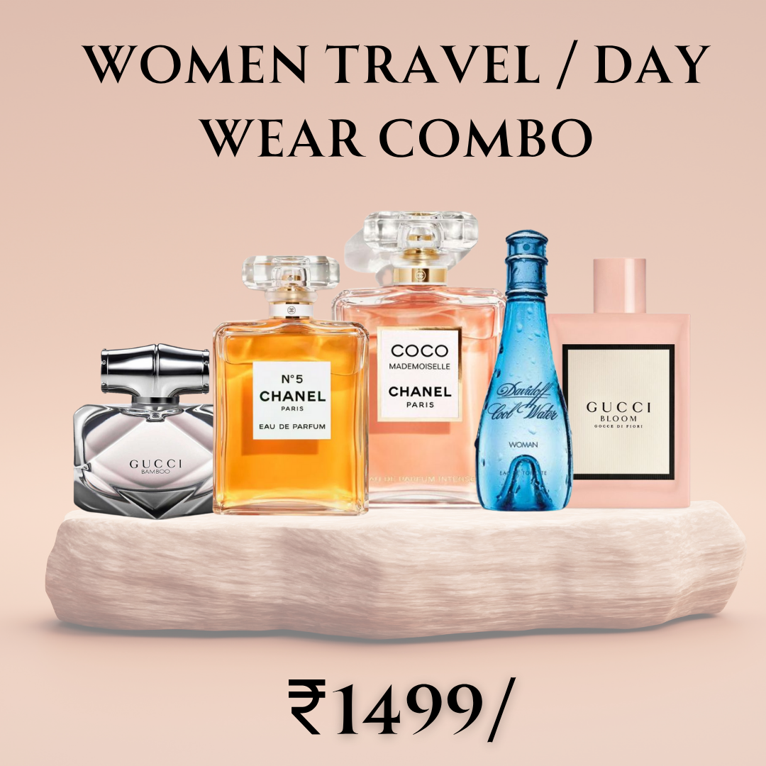 Women Travel / Day Wear Combo  25ml X 5 Perfumes