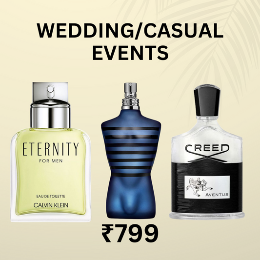 Men Wedding / Casual Events - 3 x 25ml