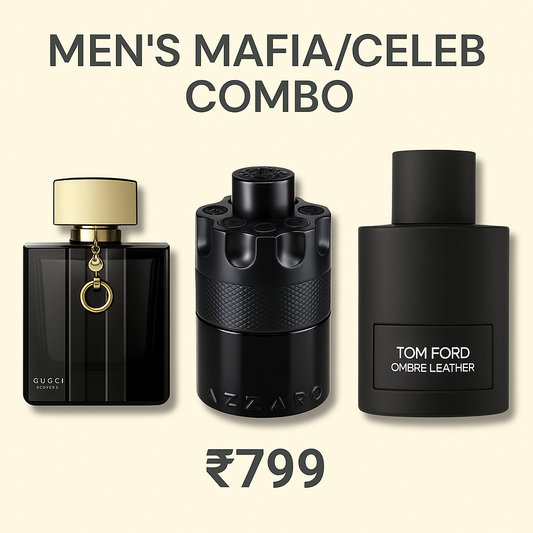 Men's Mafia/Celeb Combo 3 X 25ml