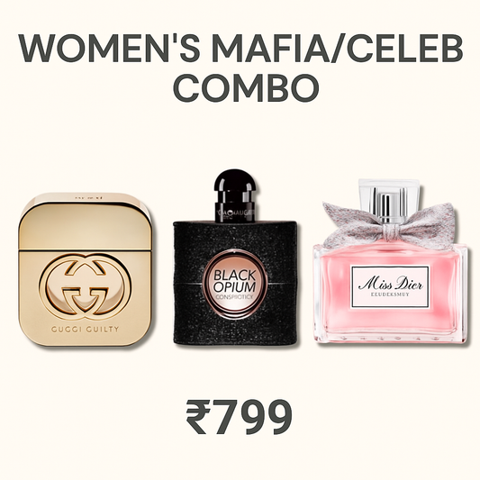 Women's Mafia/Celeb Combo 3 X 25ml